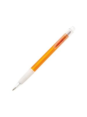 Guľôčkové pero plastové PROSTO oranžové