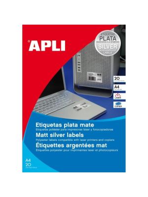 Etikety polyesterové 210x297mm APLI 20 hárkov