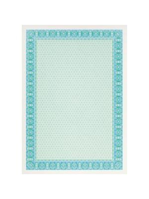 Certifikačný papier APLI A4 tyrkysový 115g 25 hárkov