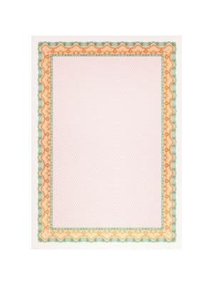 Certifikačný papier APLI A4 oranžovo-zelený 115g 25 hárkov
