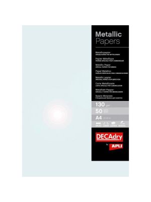 Metalický papier APLI A4 perlová 130g 50 hárkov
