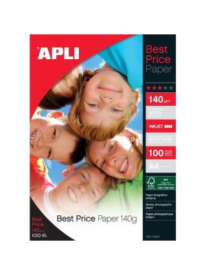 Fotopapier APLI A4 Best Price lesklý 140g 100 hárkov