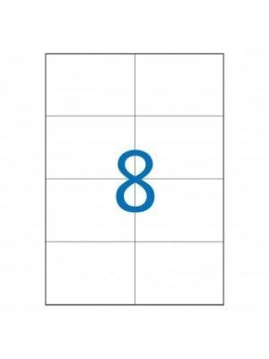 Etikety univerzálne 105x74mm Etibox A4 100 hárkov