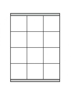 Etikety univerzálne 70x67,7mm Agipa A4 100 hárkov