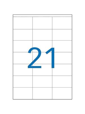 Etikety laser 70x42mm Agipa A4 100 hárkov
