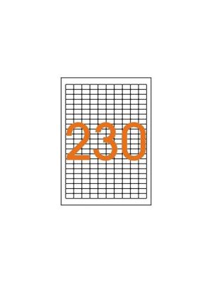 Etikety univerzálne odnímateľné 18x12mm Agipa A4 25 hárkov