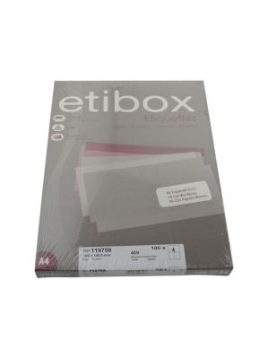Etikety univerzálne 105x148,5mm Etibox A4 100 hárkov