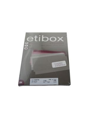Etikety univerzálne 105x48mm Etibox A4 100 hárkov
