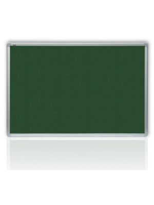 Filcová zelená tabuľa v hliníkovom ráme 150x100 cm
