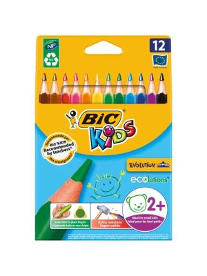 Farbičky BIC trojhranné odolné voči lámaniu 12ks