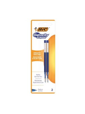 Náhradná náplň do gélového rollera BIC Gel modrá 2ks