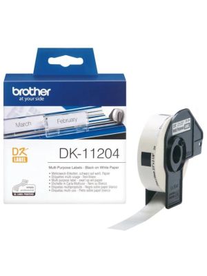 Samolepiace etikety Brother QL 17x54 mm multifunkčné biele