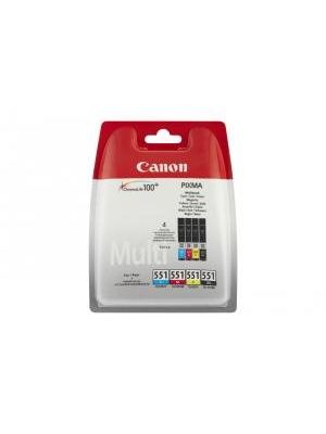 Atramentová náplň Canon CLI-551 pre MG 5450/6350/iP7250 CMYK (4x330 str.)