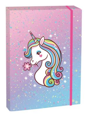 Školský box s klopou A4 Unicorn