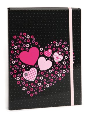 Školský box s klopou A4 Sweet Heart