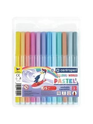 Sada popisovačov Centropen Pastel 7550/12S