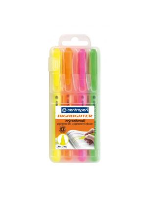 Sada zvýrazňovačov Centropen 2822/4S