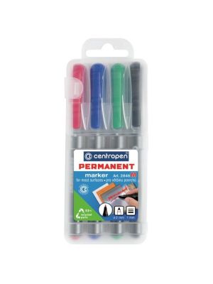 Sada permanentných popisovačov Centropen 2846/4S