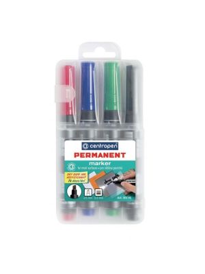 Sada permanentných popisovačov Centropen 8516/4S