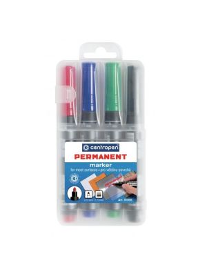 Sada permanentných popisovačov Centropen 8566/4S