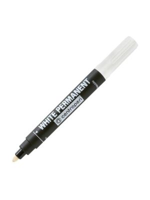 Permanentný popisovač Centropen 8586 biely