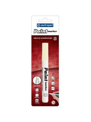 Lakový popisovač Centropen 9100 biely