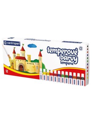 Temperové farby Centropen 12 farieb 12ml