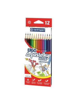 Pastelky trojhranné CENTROPEN 9521/12f