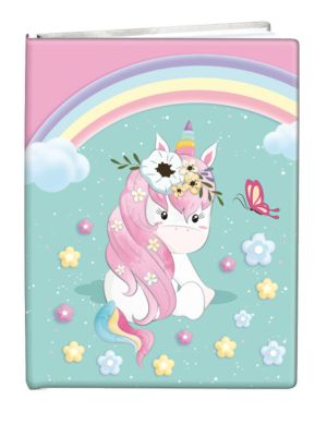 Pamätník A5 13x18cm čistý Rainbow Unicorn