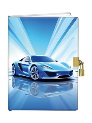 Pamätník 13x18 cm so zámkom - Blue Car