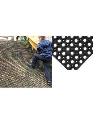 Bezpečnostná podlahovina Ringmat Honeycomb 0,8 m x 1,2 m (23 mm) čierna