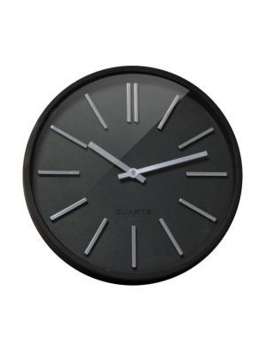 Nástenné hodiny Goma 35cm čierne