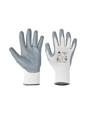 Rukavice nylon nitril BABBLER LIGHT HS-04-001, veľ. 9/L/pár