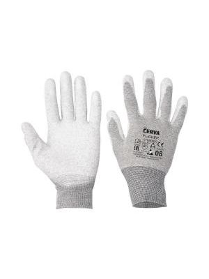 Rukavice nylonové, bezšvové, pletené FLICKER, veľ. 11/XXL