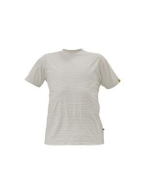 Tričko antistatické unisex NOYO ESD sivé XL