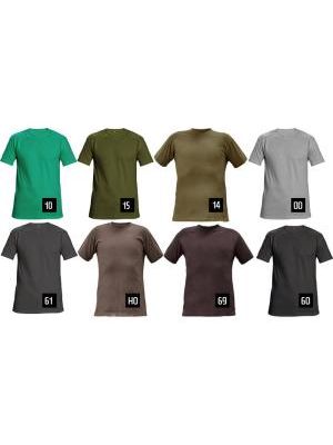 Tričko unisex TEESTA čierne XL