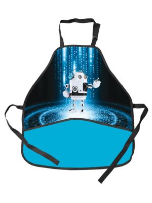 Zásterka na výtvarnú výchovu Funny Robots