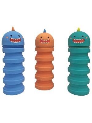 Puzdro na perá DONAU Pop-Up Monster silikónové 12,7-19,7mm mix farieb
