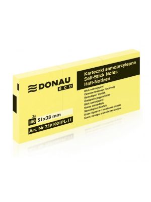 Bloček Donau ECO žltý 38x51mm /3x100