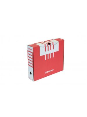 Archívny box DONAU 80mm červený