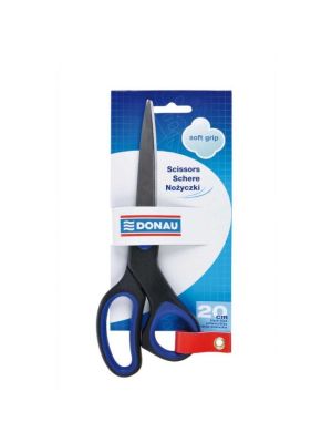Nožnice DONAU Soft grip 20cm modré