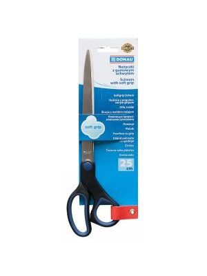 Nožnice DONAU Soft grip 25cm modré