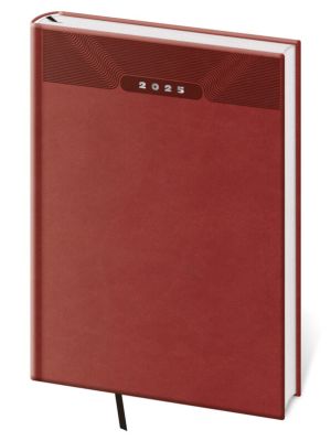 Denný diár A5 Print Classic angl. červený