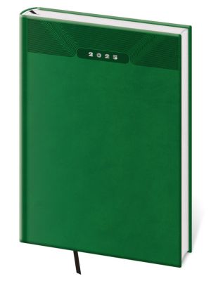 Týždenný diár A5 Print Classic zelený
