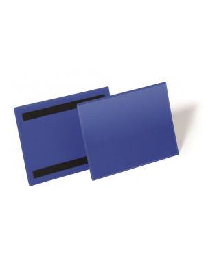 Magnetické vrecko na dokumenty 210x148mm na šírku 50ks modré