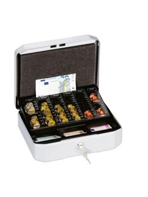 Euro-pokladnička DURABLE EUROBOXX S 283x100x225mm strieborná
