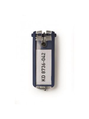 Menovky na kľúče DURABLE KEY CLIP modré 6ks