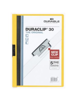 Obal s klipom DURACLIP Original 30 žltý