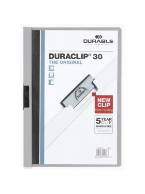 Obal s klipom DURACLIP Original 30 sivý