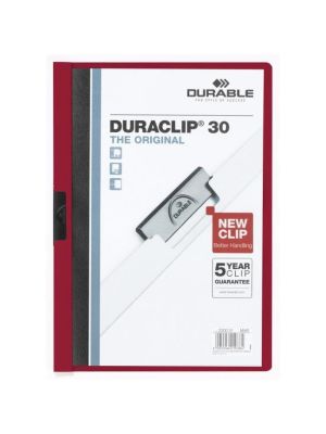 Obal s klipom DURACLIP Original 30 bordový